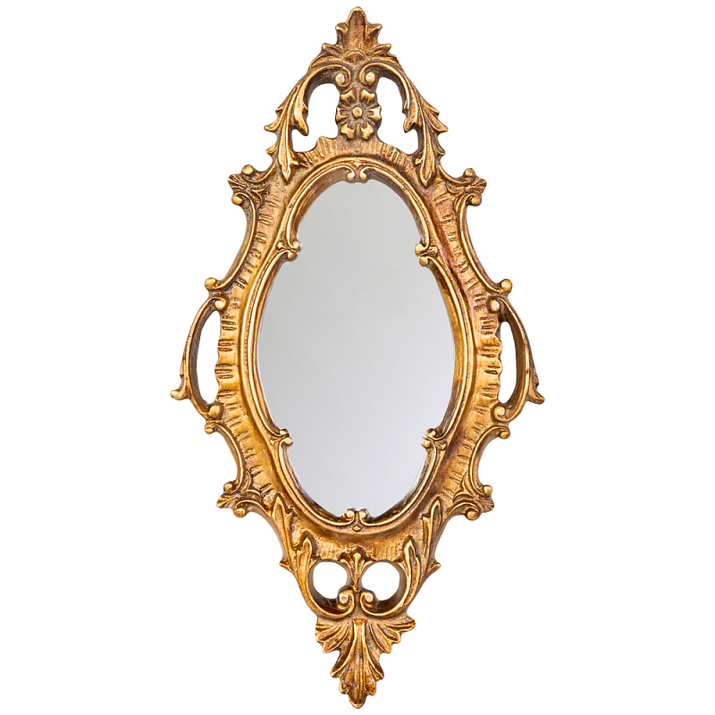 Зеркало настенное в ажурной раме бронзового цвета Classic Ornament Mirror Бронза Зеркало Зеркало настенное в ажурной раме бронзового цвета Classic Ornament Mirror Бронза Зеркало в Грозном | Loft Concept