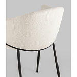 Стул Brace букле белый варинант исполнения - 3 | Loft Concept в Грозном