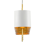 Люстра прямоугольная с белыми цилиндрическими абажурами White Ribbon варинант исполнения - 1 | Loft Concept в Грозном