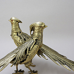 Статуэтка бронзовая пара Фазаны Bronze Birds варинант исполнения - 1 | Loft Concept в Грозном