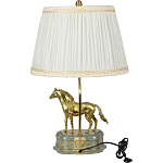 Настольная лампа из фарфора Лошадь Frodi варинант исполнения - 2 | Loft Concept в Грозном