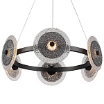 Люстра с плафонами из фактурного двойного стекла Heterochromia варинант исполнения - 2 | Loft Concept в Грозном