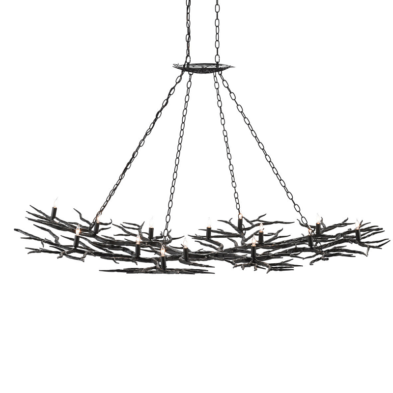 Люстра в виде веток Branched Tree Chandeliers Темная бронза винтаж Люстра в виде веток Branched Tree Chandeliers Темная бронза винтаж в Грозном | Loft Concept