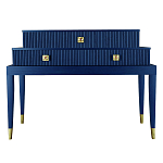 Премиальная Консоль с тремя ящиками Elsa Dreams Blue варинант исполнения - 4 | Loft Concept в Грозном