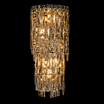 Бра с каскадом из прозрачного хрусталя и корпусом золотого цвета Constant Sparks варинант исполнения - 1 | Loft Concept в Грозном