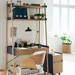 Вращающееся офисное кресло на колёсах Delwyn Chair White варинант исполнения - 5 | Loft Concept в Грозном