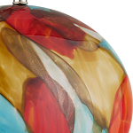 Настольная лампа разноцветная с овальным тканевым абажуром Abstraction варинант исполнения - 1 | Loft Concept в Грозном