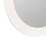 Зеркало в круглой фактурной раме Mirror Modern Texture белое варинант исполнения - 2 | Loft Concept в Грозном