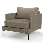 Мебельная ткань Шенилл коричневый цвет 138 см T4-28 варинант исполнения - 7 | Loft Concept в Грозном