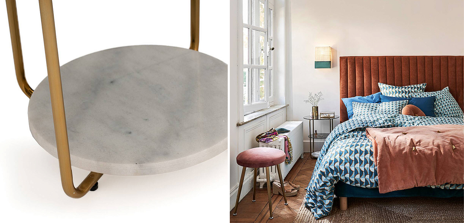 Приставной стол White Marble Приставной стол White Marble - Loft-Concept в Грозном