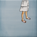 Плитка с узором Девочка единорог варинант исполнения - 4 | Loft Concept в Грозном