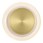 Бра круглое золото/прозрачный Plumpness LED 7 варинант исполнения - 3 | Loft Concept в Грозном