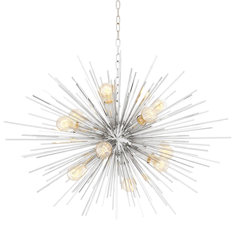 Люстра Chandelier Boivin Nickel Никель Люстра Chandelier Boivin Nickel Никель в Грозном | Loft Concept