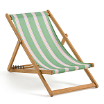 Шезлонг из акации и ткани Argentina варинант исполнения - 1 | Loft Concept в Грозном