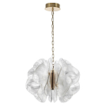Люстра с крупными рельефным декором в виде лепестков 60 см Ethereal Bloom варинант исполнения - 2 | Loft Concept в Грозном