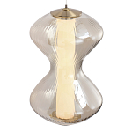 Бра светодиодное с стеклянным волнообразным плафоном Amphora of Light варинант исполнения - 4 | Loft Concept в Грозном