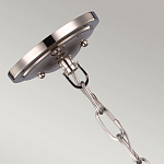 Подвесной светильник со стальным плафоном и белым матовым стеклянным шаром Feiss варинант исполнения - 3 | Loft Concept в Грозном