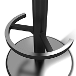 Барный стул вращающийся со спинкой Синий Велюр Vendramin Chair варинант исполнения - 6 | Loft Concept в Грозном