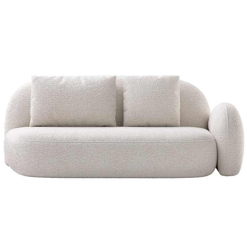 Двухместный модульный Диван Orus Белый в Грозном | Loft Concept 