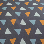 Постельное белье из сатина с принтом треугольники 150х200 см Triangular Dreams варинант исполнения - 3 | Loft Concept в Грозном