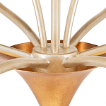 Люстра с плафонами в виде цветов Golden Bird of Paradise варинант исполнения - 2 | Loft Concept в Грозном