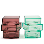 Стол журнальный в форме кубов Acrylic Furniture Lumina Mint Breeze варинант исполнения - 5 | Loft Concept в Грозном