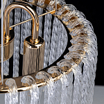 Люстра с подвесными рифлеными стеклянными трубками Nembus варинант исполнения - 19 | Loft Concept в Грозном