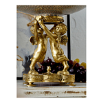 Чаша фарфоровая на двух бронзовых ангелах Eden Garden варинант исполнения - 5 | Loft Concept в Грозном