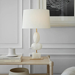 Настольная лампа на фигурном мраморном основании Conundrum варинант исполнения - 2 | Loft Concept в Грозном