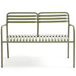 Скамья из алюминия Mack Metal Bench Green варинант исполнения - 2 | Loft Concept в Грозном