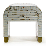 Тумбочка прикроватная Amo Bone Inlay Bedside Almond варинант исполнения - 1 | Loft Concept в Грозном