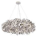Люстра подвесная круглая с многочисленными металлическими круглыми элементами Terzani Argent варинант исполнения - 3 | Loft Concept в Грозном