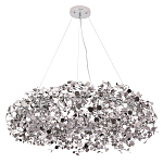 Люстра подвесная круглая с многочисленными металлическими круглыми элементами Terzani Argent варинант исполнения - 2 | Loft Concept в Грозном