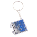 Зеркало брелок складное двухстороннее из натурального камня Лазурит Stone Mirrors варинант исполнения - 5 | Loft Concept в Грозном