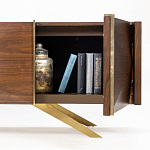 ТВ-тумба в цвете американский орех Introduce варинант исполнения - 3 | Loft Concept в Грозном