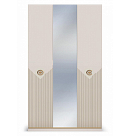 Шкаф трёхдверный с 1-ой зеркальной дверью Satin Furniture варинант исполнения - 2 | Loft Concept в Грозном