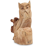 Статуэтка из дерева сова Animals of the World 20 варинант исполнения - 1 | Loft Concept в Грозном