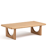 Стол журнальный из массива и шпона дуба Oak Essence Carden варинант исполнения - 1 | Loft Concept в Грозном