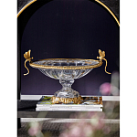 Чаша из прозрачного стекла с рельефным ободком и фигурками стрекоз Eden Garden варинант исполнения - 2 | Loft Concept в Грозном