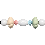 Подвесной светильник линейный с керамическими элементами 24W LED Fragrant Light варинант исполнения - 5 | Loft Concept в Грозном