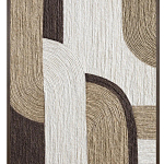 Панно из шнура геометрическая абстракция wall panel line II варинант исполнения - 1 | Loft Concept в Грозном