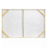 Панно декоративное с ручной росписью Blue Strokes варинант исполнения - 2 | Loft Concept в Грозном