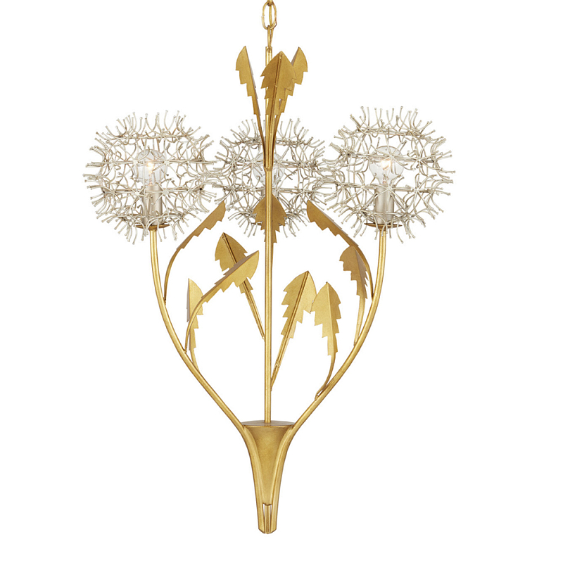 Подвесной светильник в виде цветков одуванчика Hanging Dandelion Золотой Серебряный Подвесной светильник в виде цветков одуванчика Hanging Dandelion Золотой Серебряный в Грозном | Loft Concept