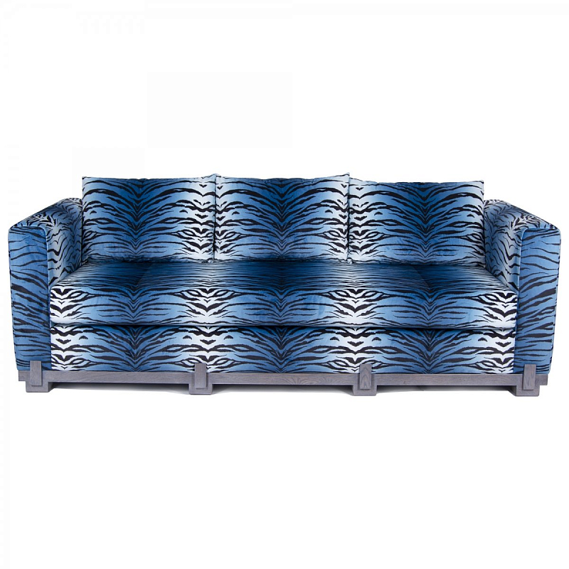 Диван Ida Sofa Blue Tiger Светло-синий Диван Ida Sofa Blue Tiger Светло-синий в Грозном | Loft Concept