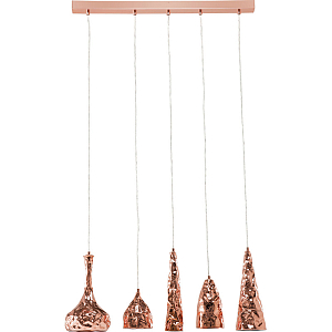 Люстра Several Copper Lamps