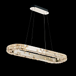 Люстра овальная с мозаичным хрустальным оформлением Sparks of Crystal варинант исполнения - 1 | Loft Concept в Грозном