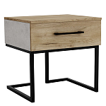 Тумба прикроватная с ящиком в стиле лофт Urban Style Space 2 варинант исполнения - 1 | Loft Concept в Грозном