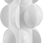 Настольная лампа белая с тканевым абажуром в форме цилиндра Morphing варинант исполнения - 1 | Loft Concept в Грозном