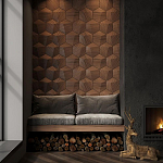 Гипсовая 3D панель с принтографией PM-30 варинант исполнения - 4 | Loft Concept в Грозном