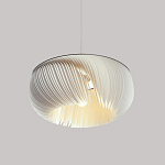 Подвесной светильник с белыми изящными декоративными лепестками Volumetric Petal Lamp варинант исполнения - 2 | Loft Concept в Грозном
